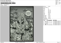 Vinland Saga Embroidery File 4 size