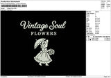 Vintagetext 1411 Embroidery File 6 sizes