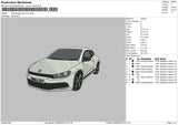 Car 2208 Embroidery File 6 sizes