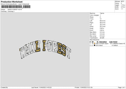 Wake Forest Embroidery