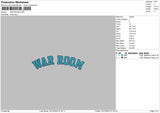 WAR ROOM  Embroidery Files