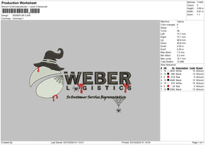 Webertext V1 2 3 Embroidery 3 Files
