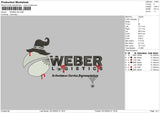 Webertext V1 2 3 Embroidery 3 Files