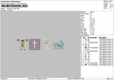 Gymicon Embroidery File 6 sizes