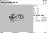 Sockmonster Embroidery File 6 sizes