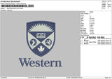 Westerntext 1803 Embroidery File 6 sizes