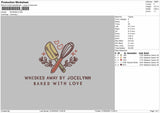 WHISKED Embroidery File 6 sizes