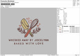 WHISKED Embroidery File 6 sizes