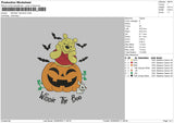 Winnie The Boo Embroidery File 5 sizes