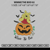 Winnie The Boo Embroidery File 5 sizes