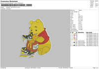 Winnie TH V5 Embroidery FIle 6 sizes