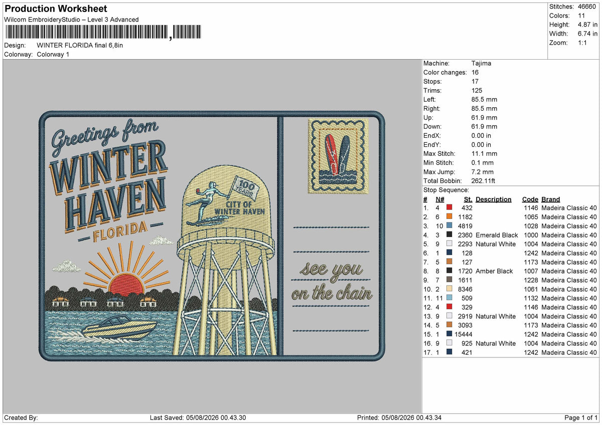 Winter Text 0208 Embroidery Machine Design File 6 sizes