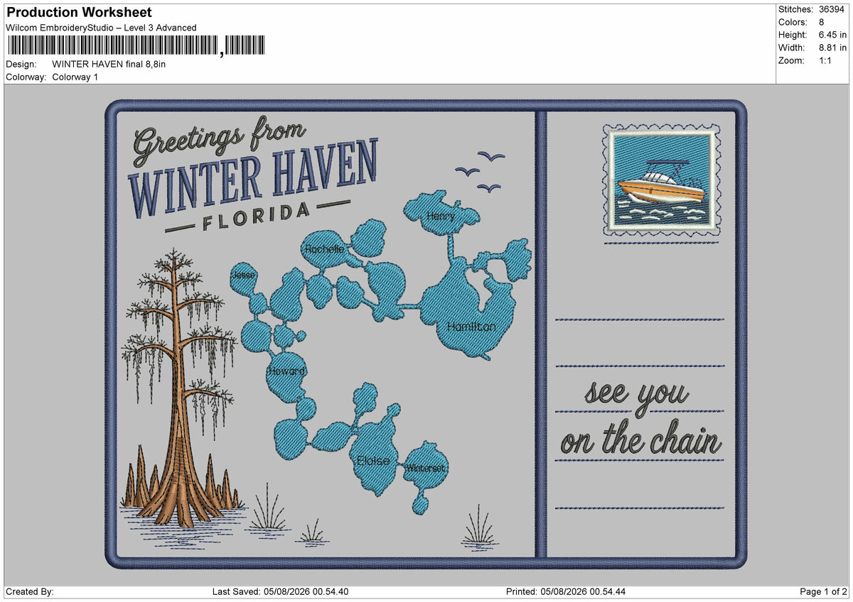 Winter Text 0208b Embroidery Machine Design File 6 sizes
