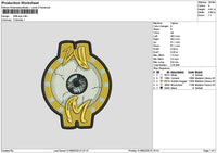 Eye 3108 Embroidery File 6 sizes