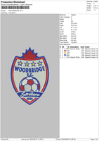 Woodbridge SC Embroidery File 4 size