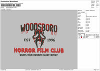 WOODSBORO Embroidery File 6 sizes