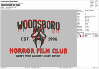 WOODSBORO Embroidery File 6 sizes
