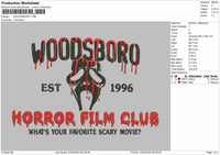 WOODSBORO Embroidery File 6 sizes