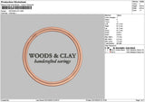 Woodcircle Embroidery File 6 sizes