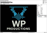 Wp Text Embroidery File 6 sizes