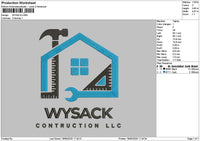 Wysactext Embroidery File 6 sizes