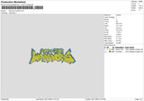 Warriors Gravity Embroidery File 6 sizes