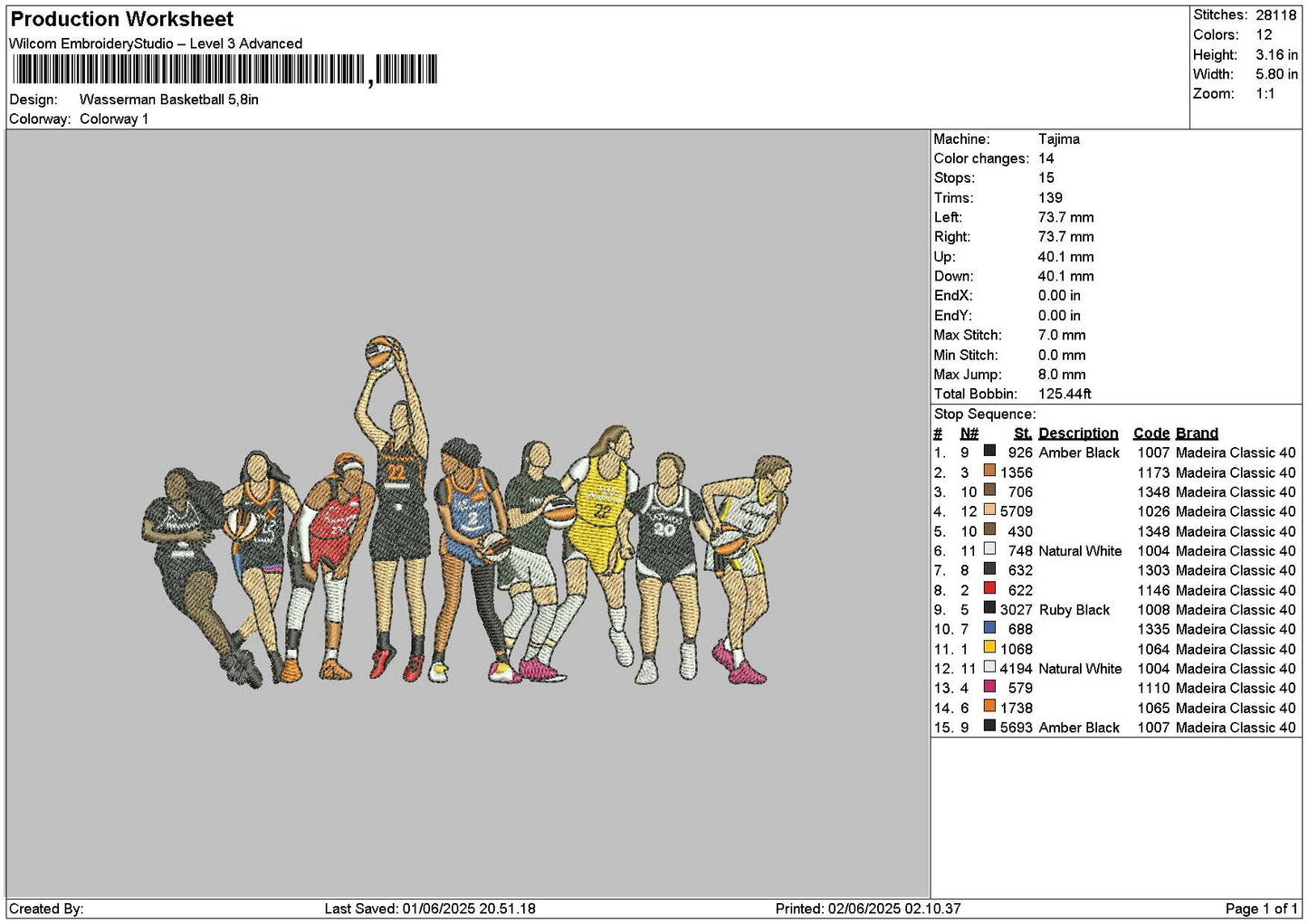 Photoembro 0206b Embroidery File 6 sizes