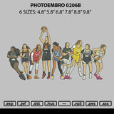 Photoembro 0206b Embroidery File 6 sizes