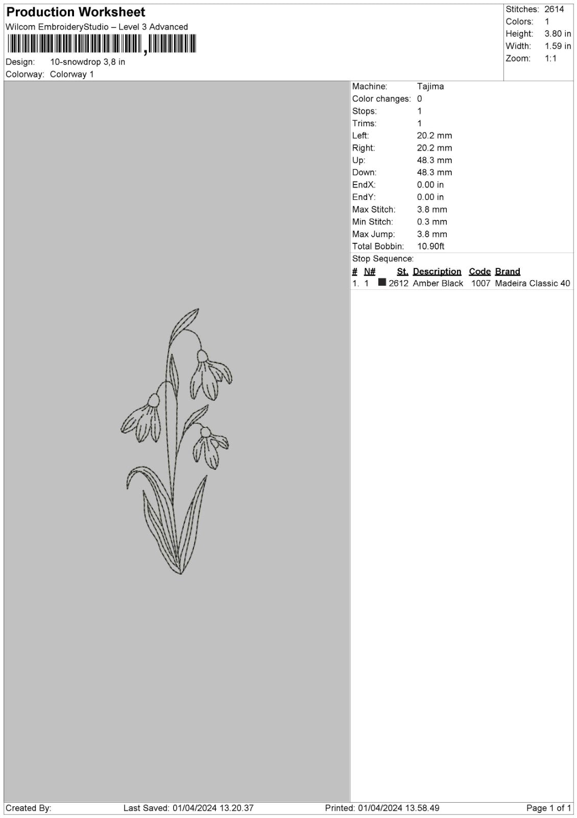 Flowers pt2 Separated 5 Files Embroidery