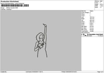 Photoline 0204 Embroidery File 6 sizes