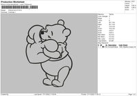 Winnie Line Embroidery 2 Files