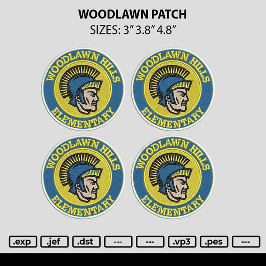 Woodlawncircle Embroidery File 6 sizes