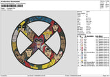 Avengercircle 1105 Embroidery File 6 sizes