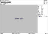 Roman Numeral 2511 Embroidery File 6 sizes