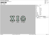 Xin Embroidery File 4 sizes