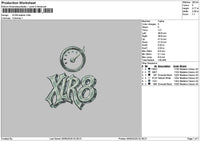 Xlrtext Embroidery File 6 sizes