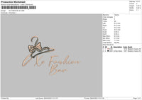 Xo Fashion V1 V2 Embroidery 2 Files