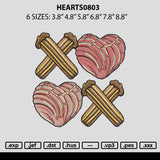 Hearts0803 Embroidery File 6 sizes
