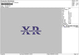 Xrtext Embroidery File 6 sizes