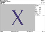 Chicagotext 2108 Embroidery File 6 sizes