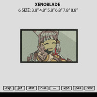 Xenoblade Embroidery File 6 sizes