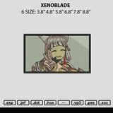 Xenoblade Embroidery File 6 sizes