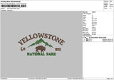 Yellowtext Embroidery File 6 sizes