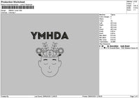 Ymhdoutline Embroidery File 6 sizes