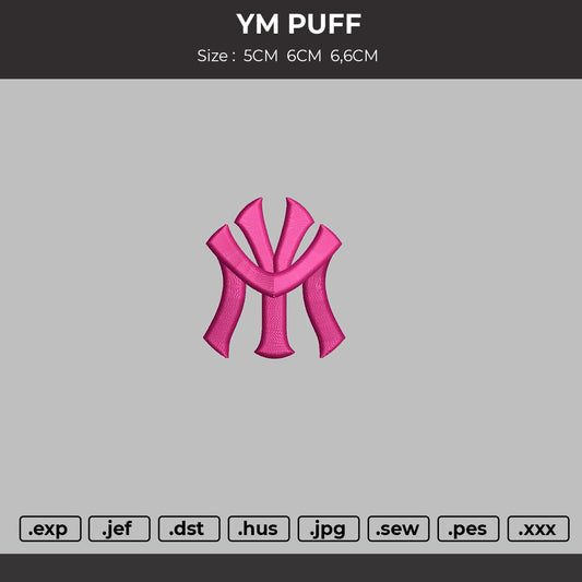 YM PUFF Embroidery File