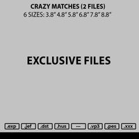 Crazy Matches Embroidery 2 Files