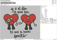 Y Si El Dia Embroidedry File 6 sizes