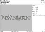 Ysl Dots Embroidery File 6 size