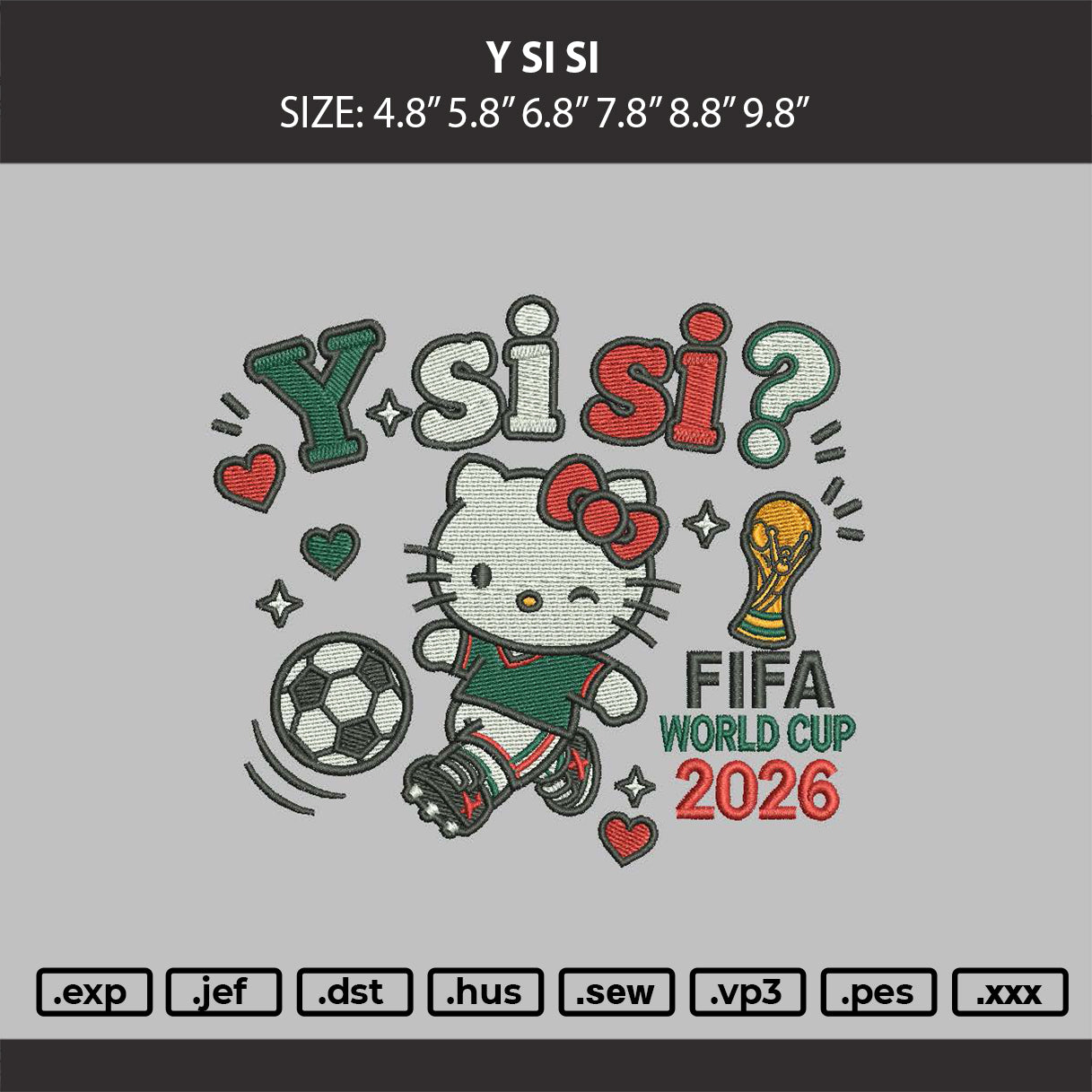 Y SI SI Embroidery Machine Design File