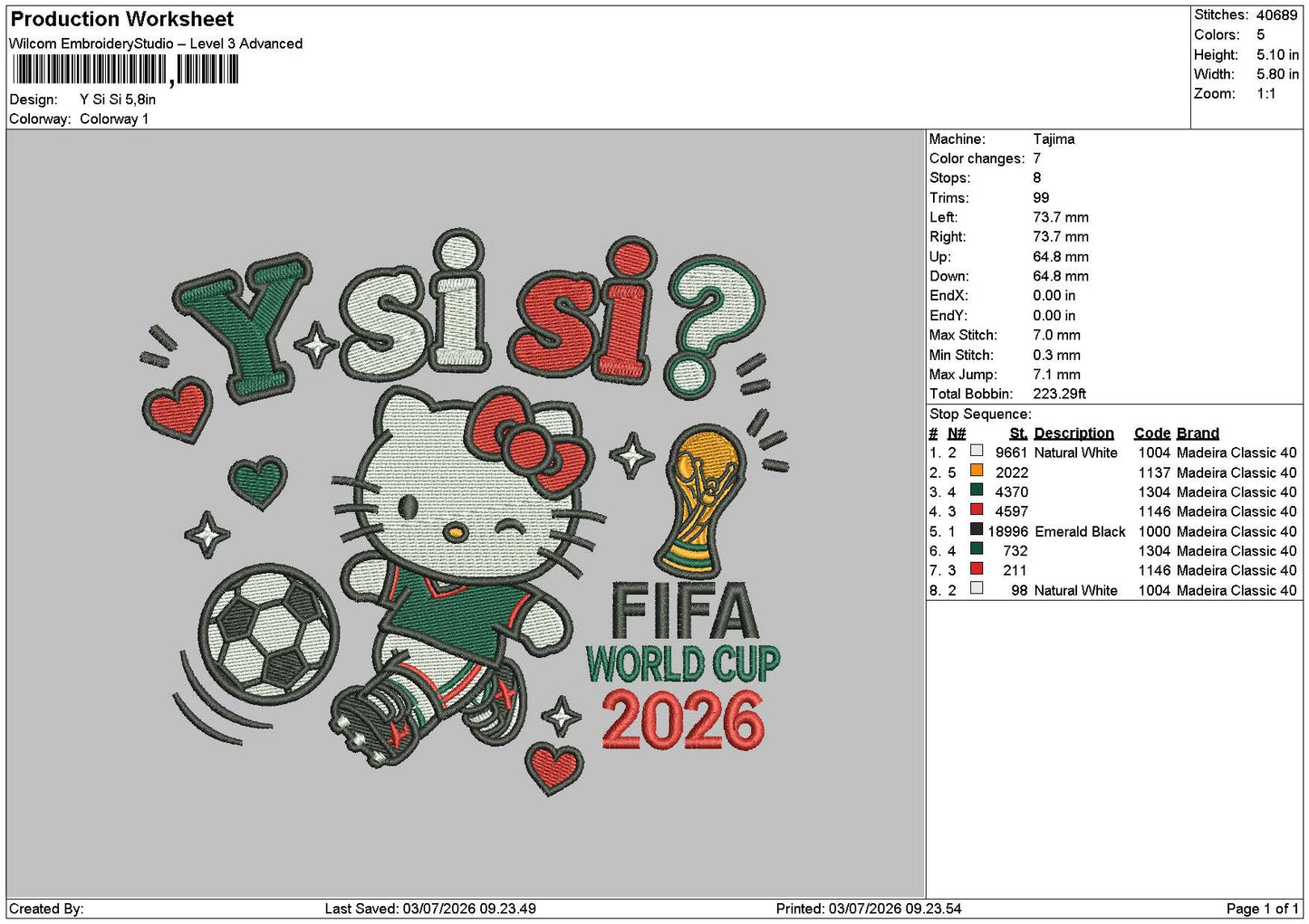Y SI SI Embroidery Machine Design File